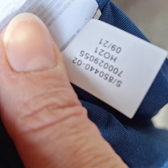 Banana Republic Blue Tiered Long Sleeve Maxi Dress Size Medium - Picture 12 of 16